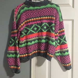 Vintage 90s cropped sweater